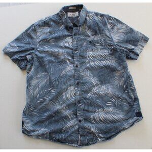 Penguin by Munsingwear Heritage Slim FIt Men's Shirt Size XL - Palm Leaf Pattern